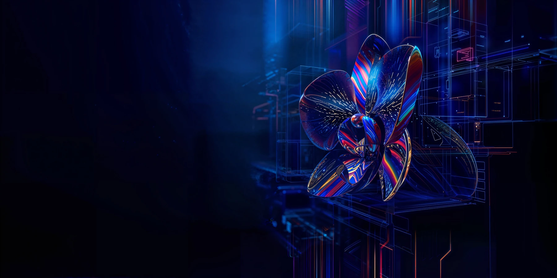 Singapore FinTech Festival 2025 digital orchid campaign artwork